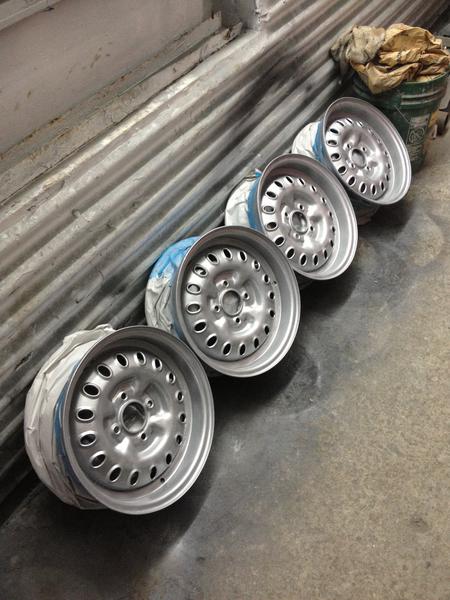 Refinished Appliance Wheels : Spitfire & GT6 Forum : The Triumph Experience